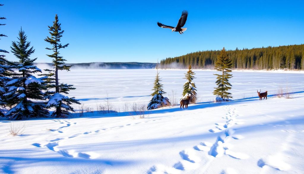 Algonquin Provincial Park winter wildlife experiences Algonquin Provincial Park winter wildlife experiences