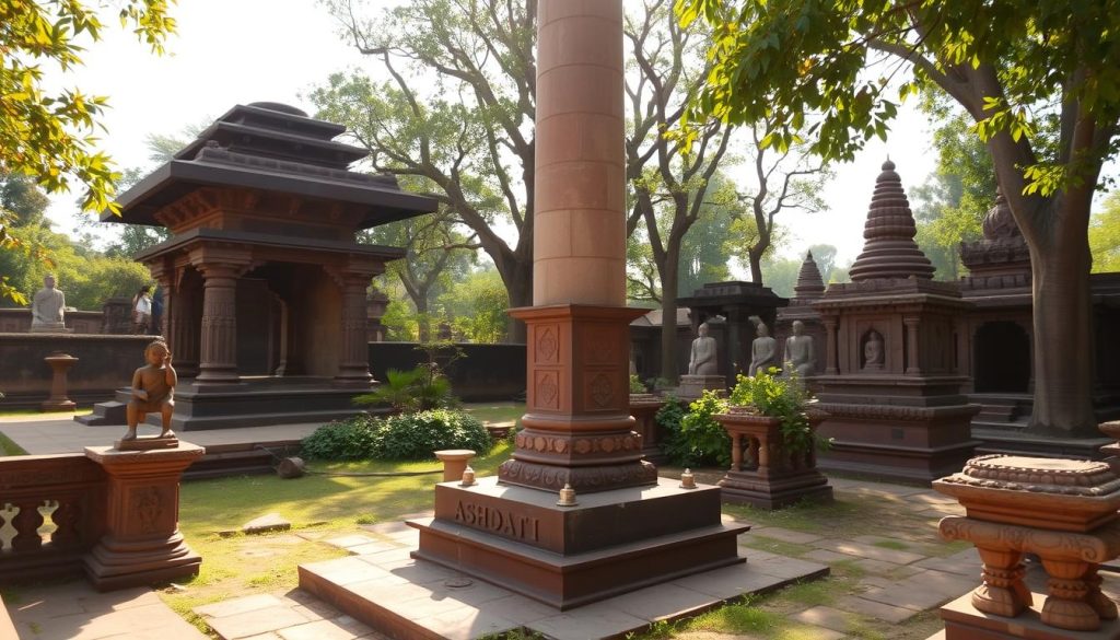 Ancient relics in Lumbini