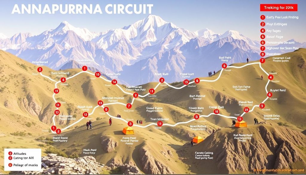 Annapurna Circuit trekking schedule Annapurna Circuit trekking schedule