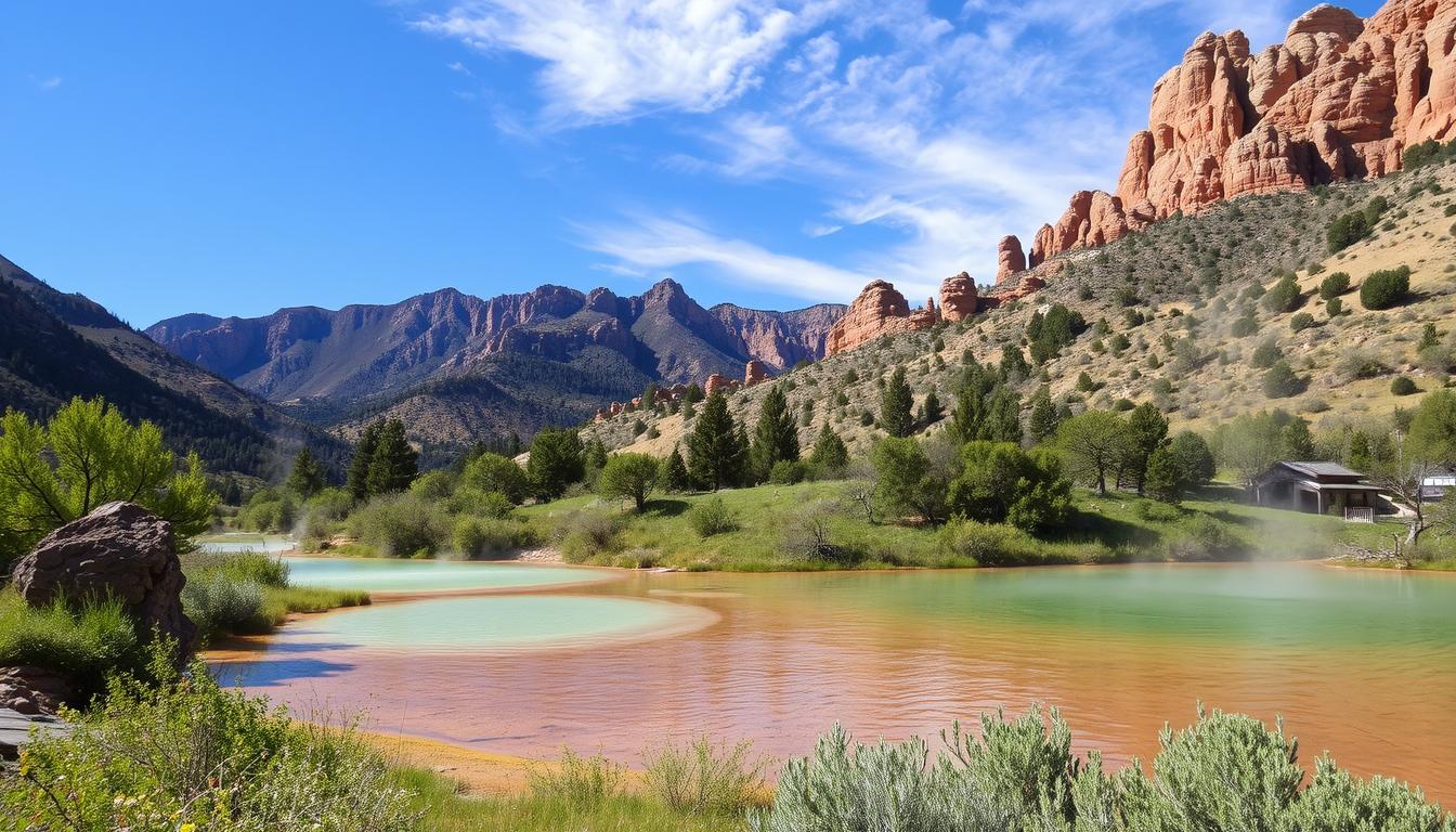 Are there any hot springs near Taos?