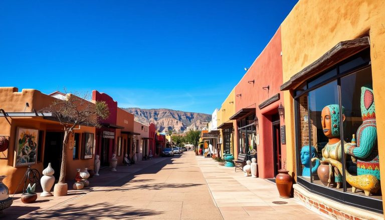 Are there any unique art galleries in Santa Fe?