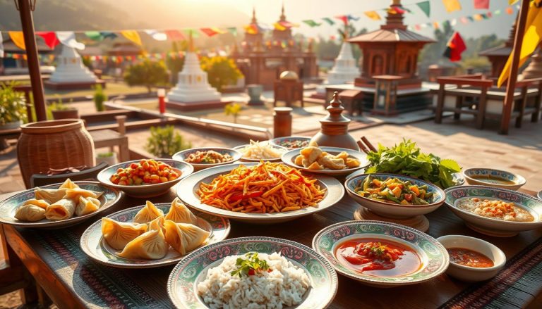 Authentic Nepali food near Lumbini's Buddhist sites?