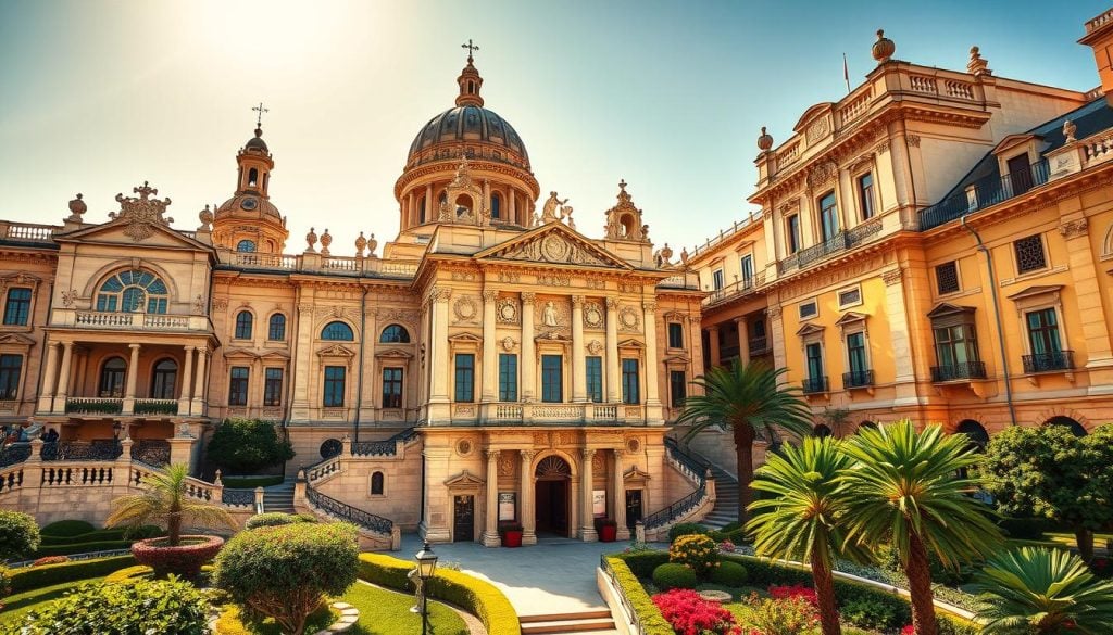 Baroque influences in Valletta