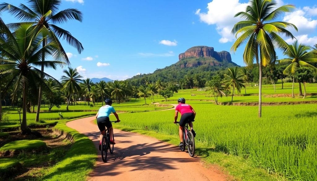 Benefits of cycling tours in Sigiriya