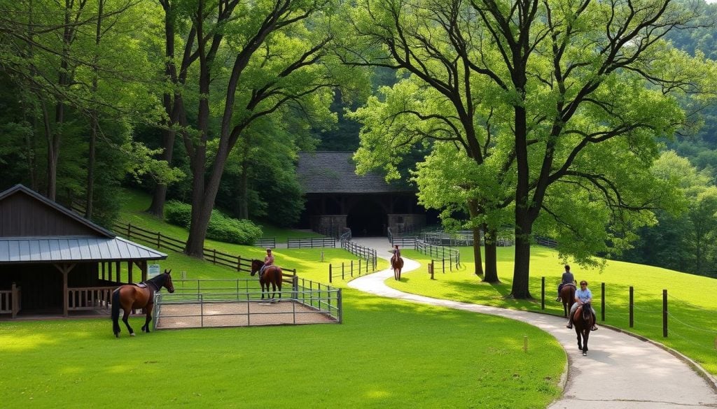 Best horseback riding stables near Mammoth Cave