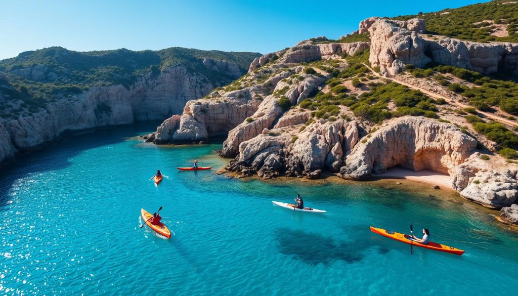 Best kayaking spots in Comino Best kayaking spots in Comino