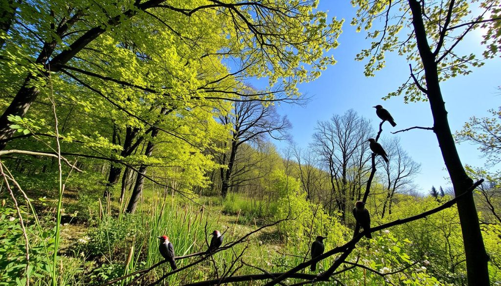 Best time for birdwatching Mammoth Cave