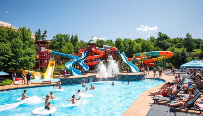 Best time of year to visit Wisconsin Dells for waterparks?