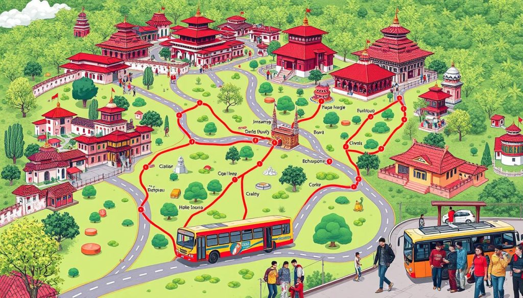 Bhaktapur bus routes Bhaktapur bus routes