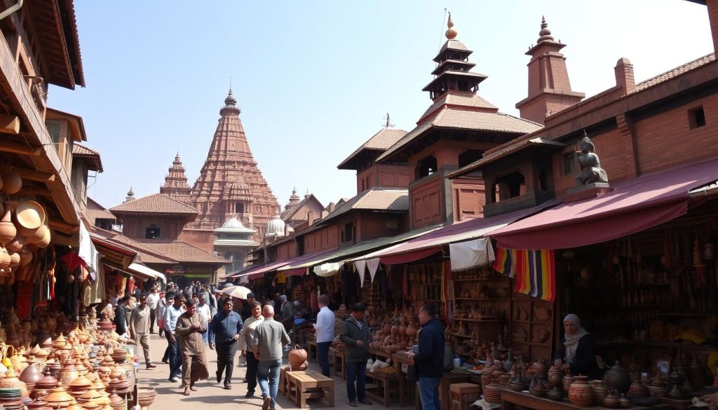 Bhaktapur crafts market Bhaktapur crafts market