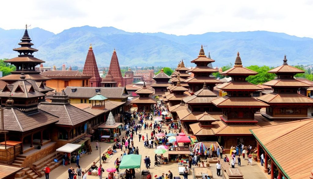 Bhaktapur overview Bhaktapur overview