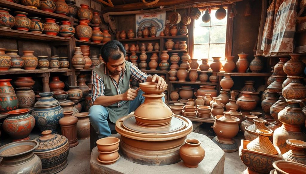 Bhaktapur pottery techniques