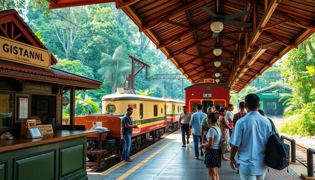 Booking train tickets Colombo to Nuwara Eliya