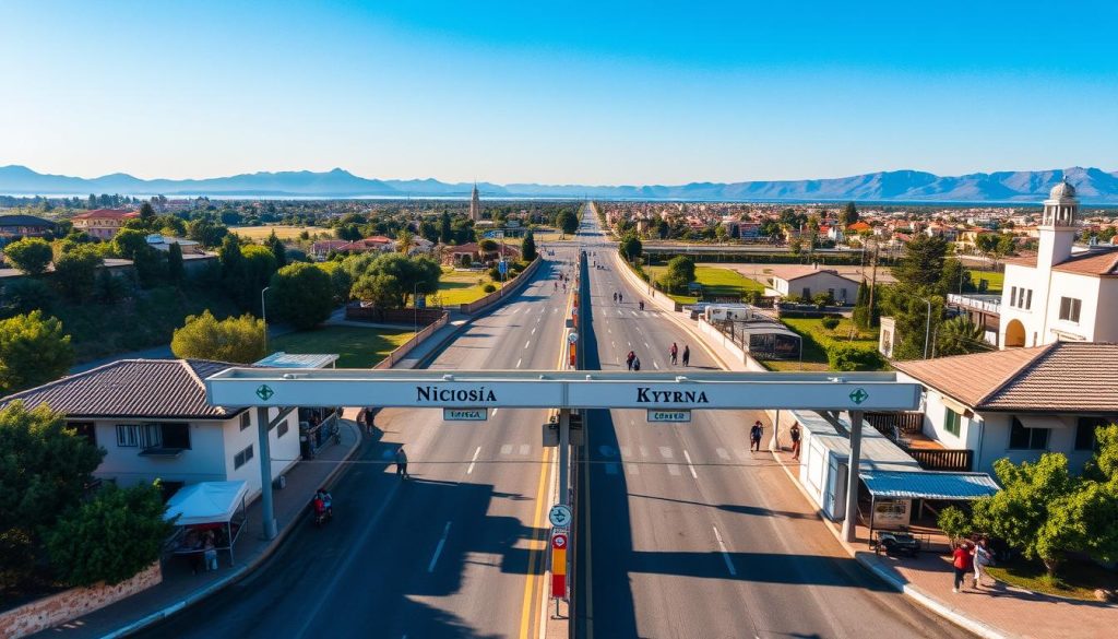 Border crossing Nicosia to Kyrenia Border crossing Nicosia to Kyrenia