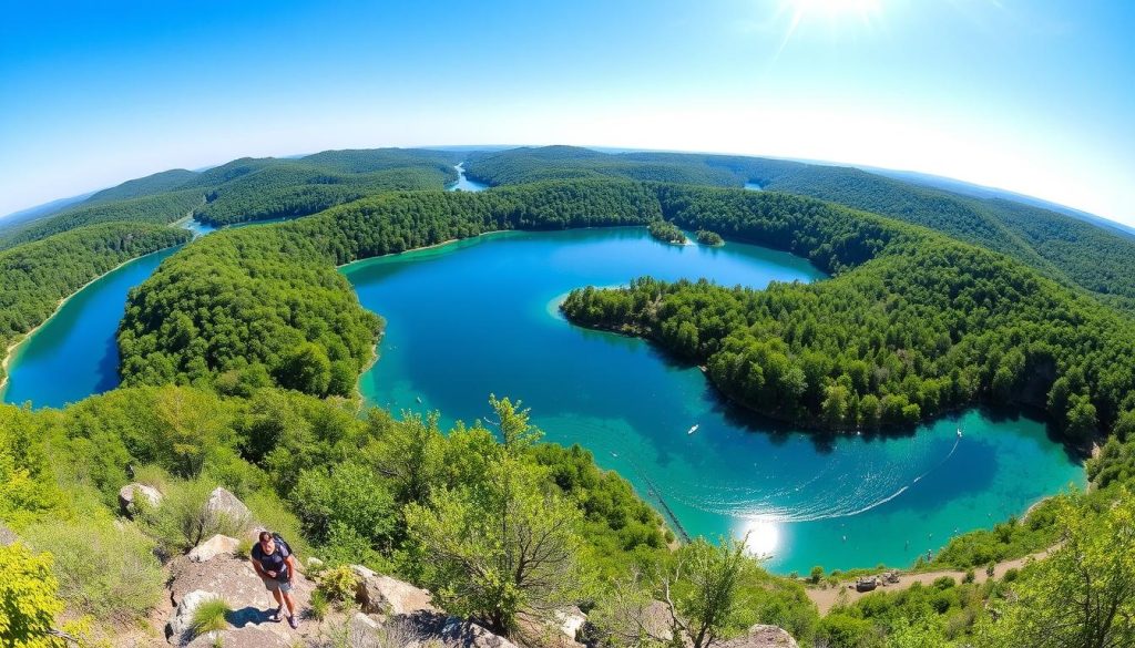 Bottomless Lakes State Park swimming and hiking activities Bottomless Lakes State Park swimming and hiking activities