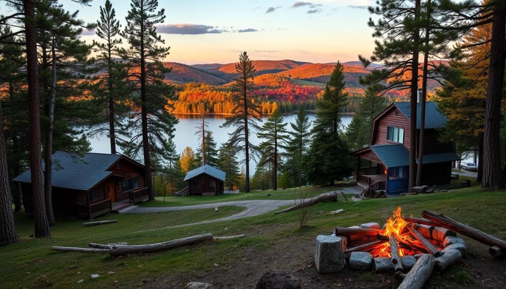 Camping and cabins in Wisconsin Dells