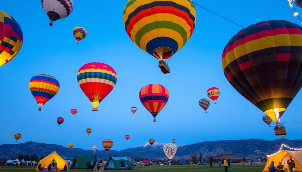 Camping options for Balloon Fiesta