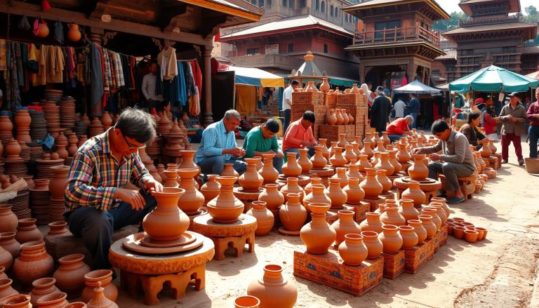Can I participate in pottery making in Bhaktapur?