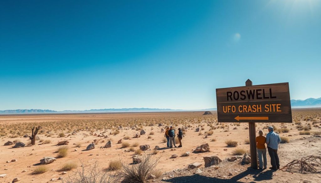 Can you visit the Roswell UFO crash site?