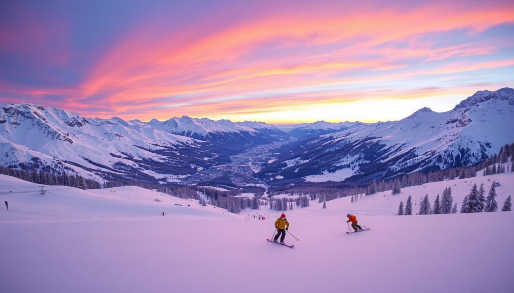 Chamonix ski slopes