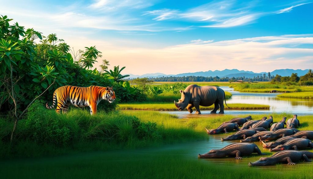 Chitwan National Park endangered species Chitwan National Park endangered species