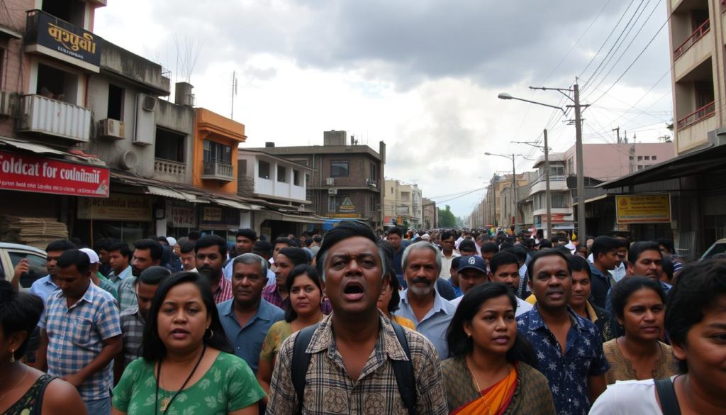 Colombo civil unrest Colombo civil unrest