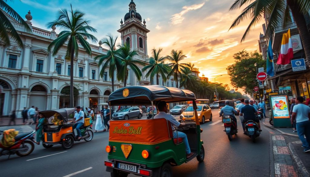 Colombo tuk-tuk rides