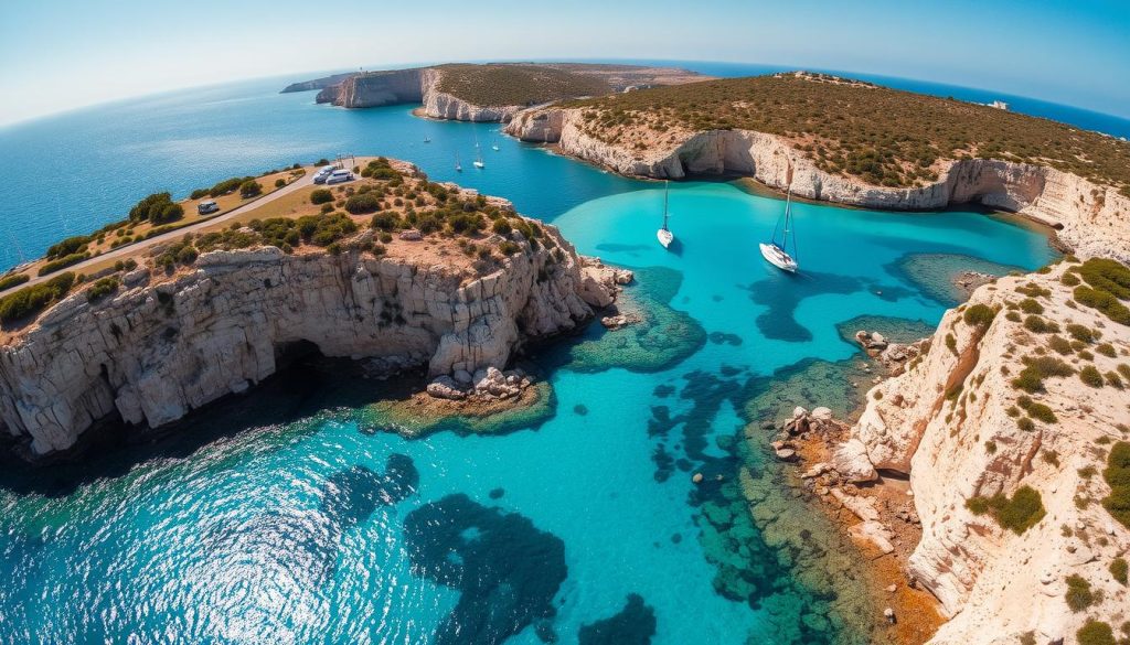 Comino attractions including Blue Lagoon Malta and Comino Crystal Caves Comino attractions including Blue Lagoon Malta and Comino Crystal Caves
