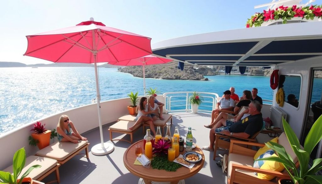 Comino day tour tips onboard amenities Comino day tour tips onboard amenities