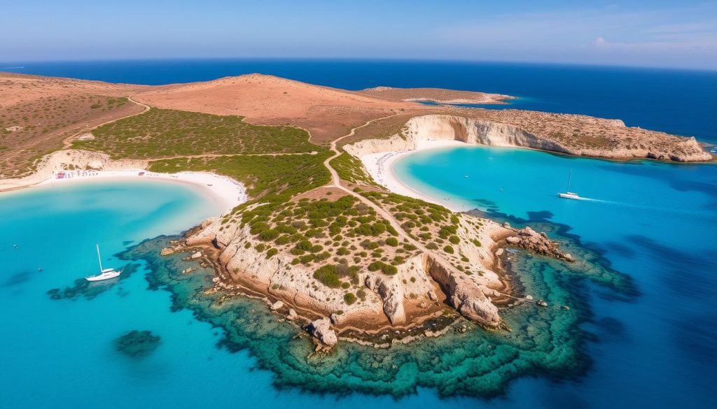 Comino island overview Comino island overview