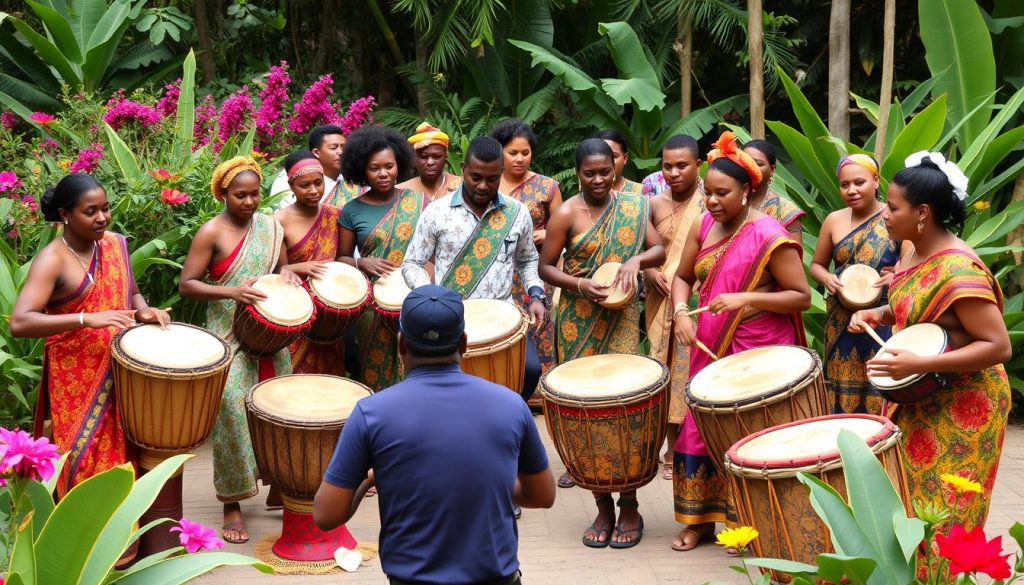 Community opportunities in Kandyan drumming