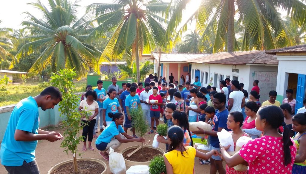 Community service programs in Galle