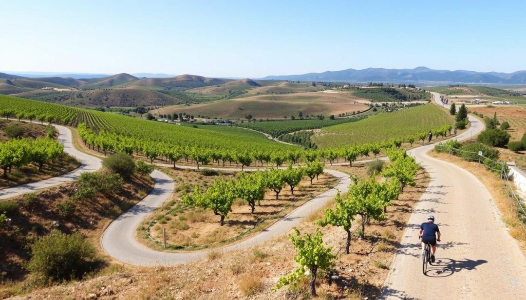 Cycling in Paphos countryside