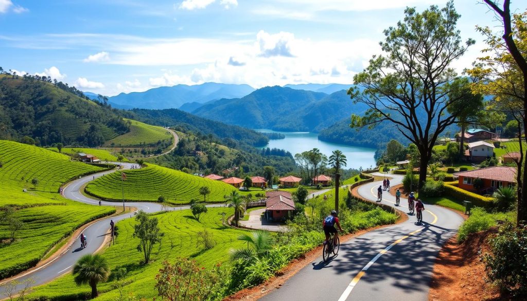 Cycling routes in Kandy Cycling routes in Kandy