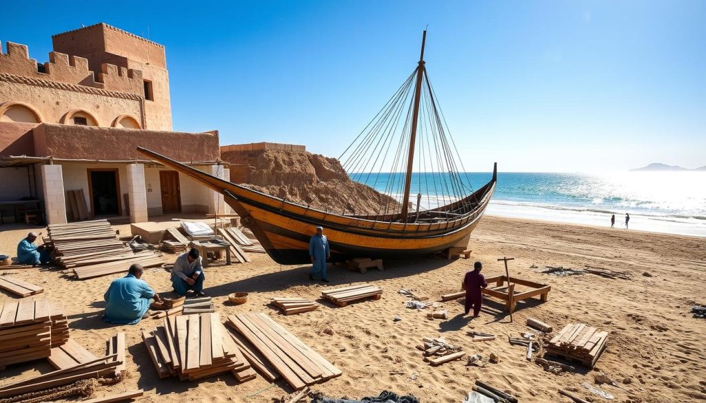 Dhow building Sur Dhow building Sur