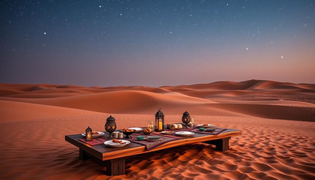 Dining in Wahiba Sands Dining in Wahiba Sands
