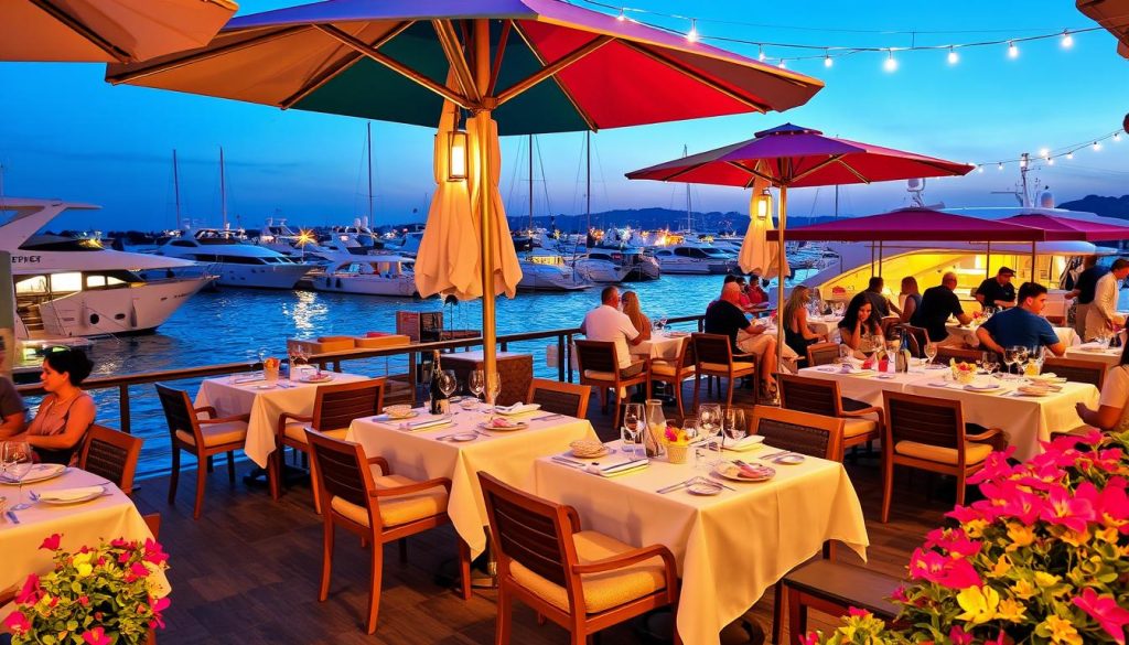 Dining options Limassol Marina