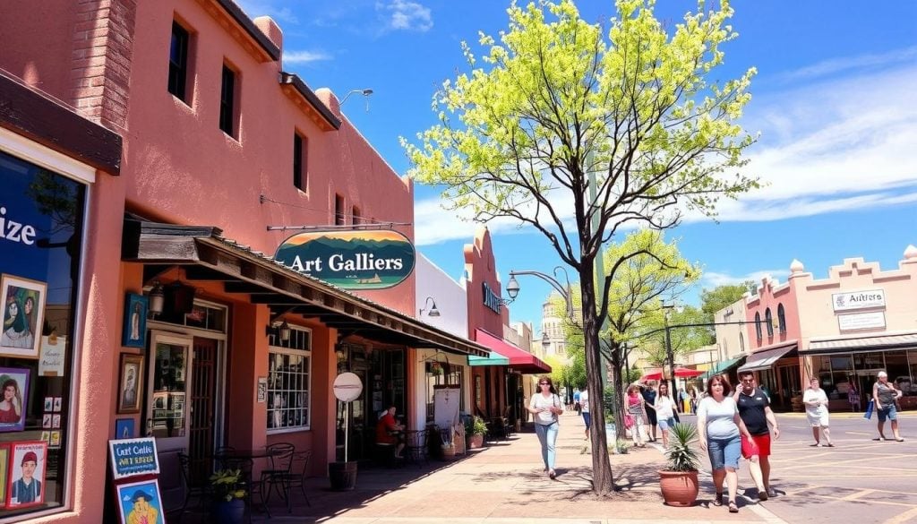 Dining options and shops in Roswell NM art scene