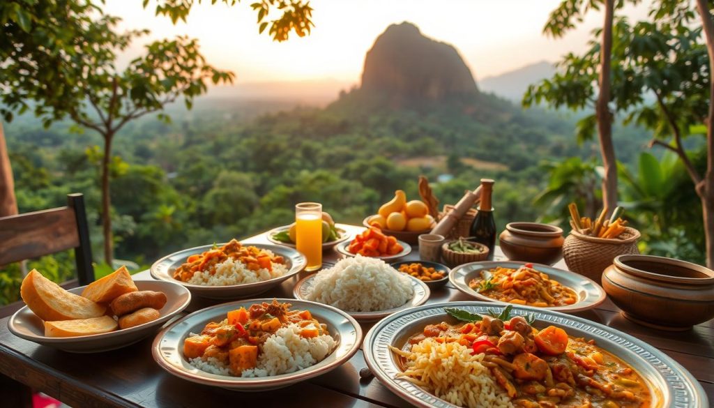 Dining options near Sigiriya