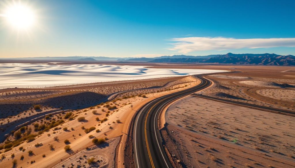 Distance from Las Cruces to White Sands