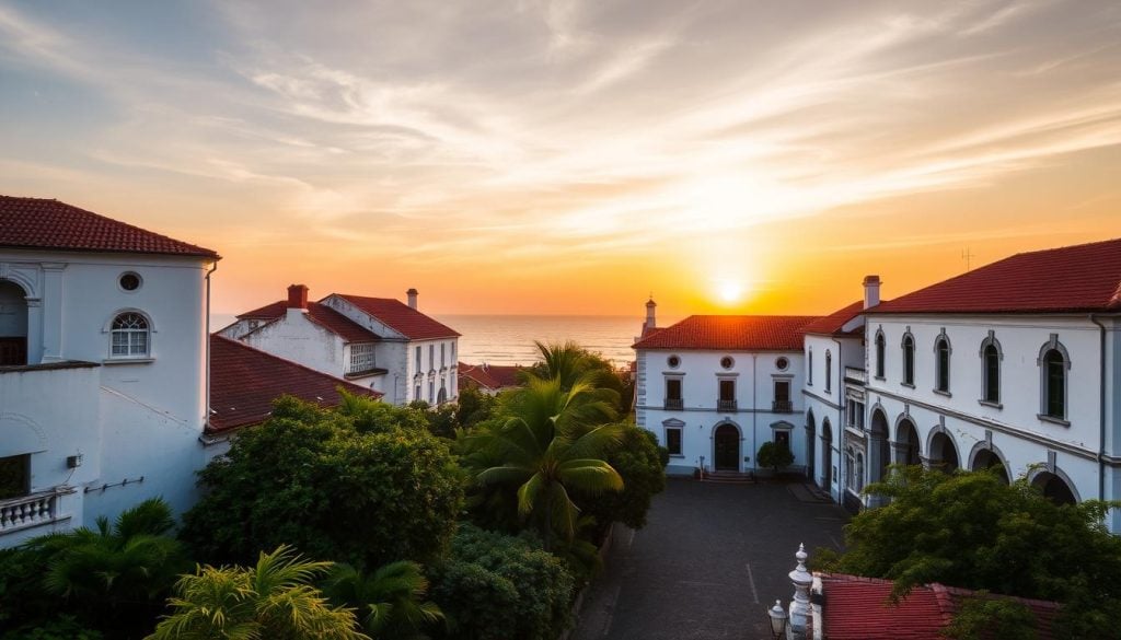 Dutch colonial architecture in Galle Fort