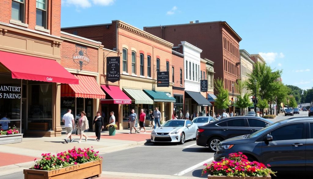 Easy parking options in downtown Frankfort Easy parking options in downtown Frankfort
