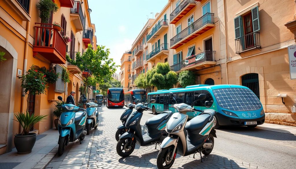 Eco-friendly transportation in Valletta Eco-friendly transportation in Valletta