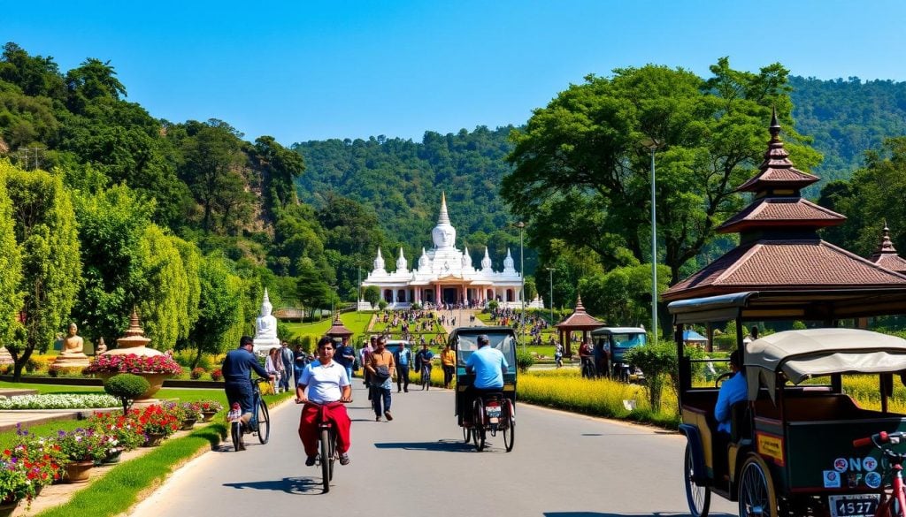 Eco-friendly travel Lumbini