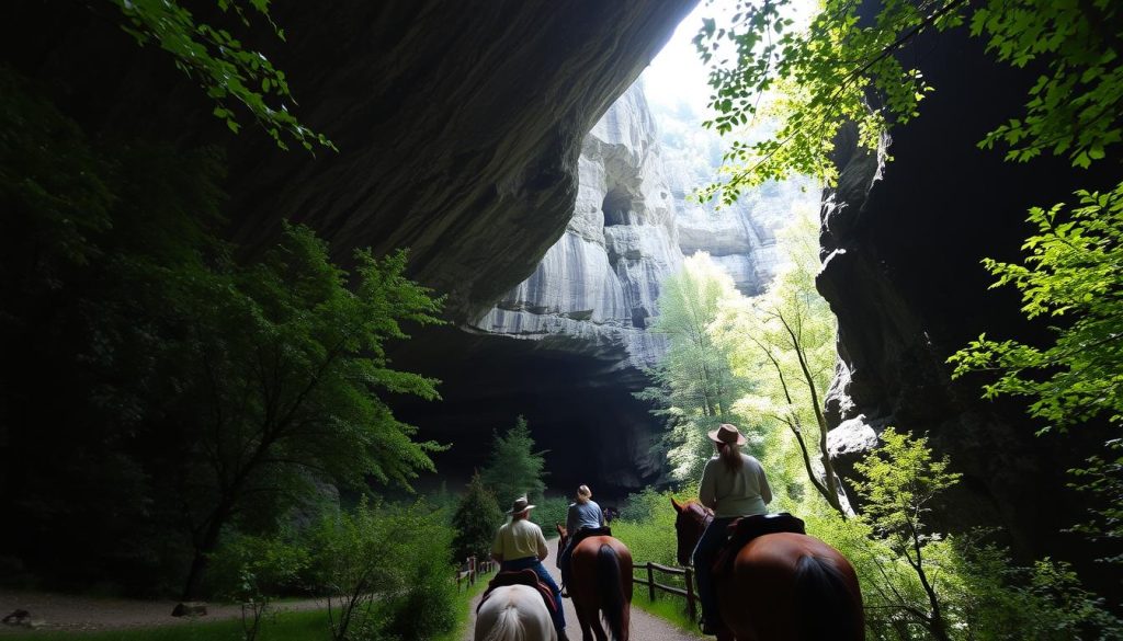 Explore Mammoth Cave on horseback