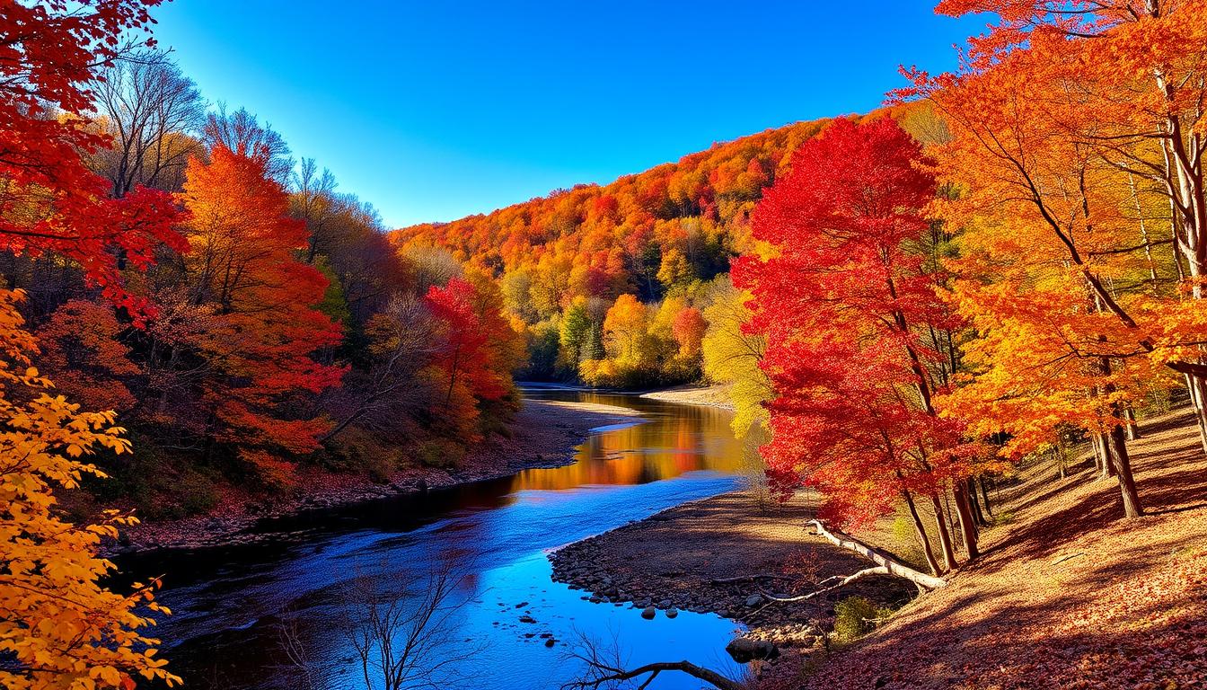 Fall colors Wisconsin Dells