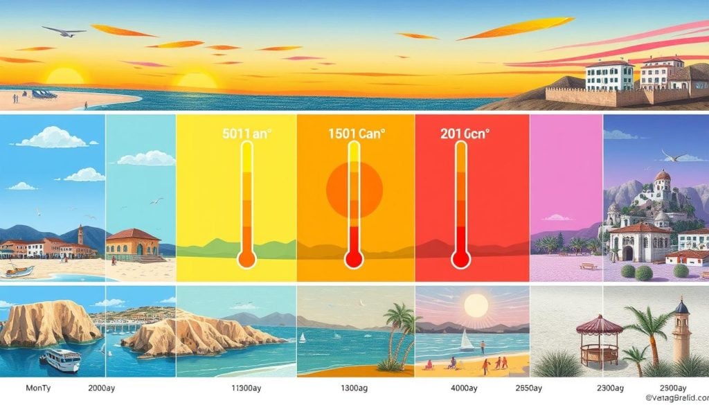 Famagusta average temperature