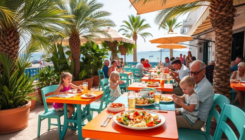 Family-friendly restaurants Ayia Napa