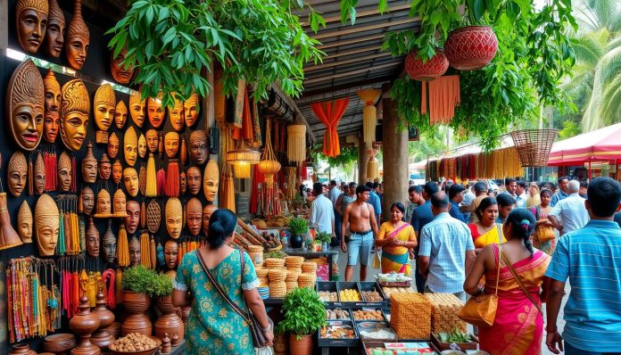 Finding authentic souvenirs in Colombo markets?