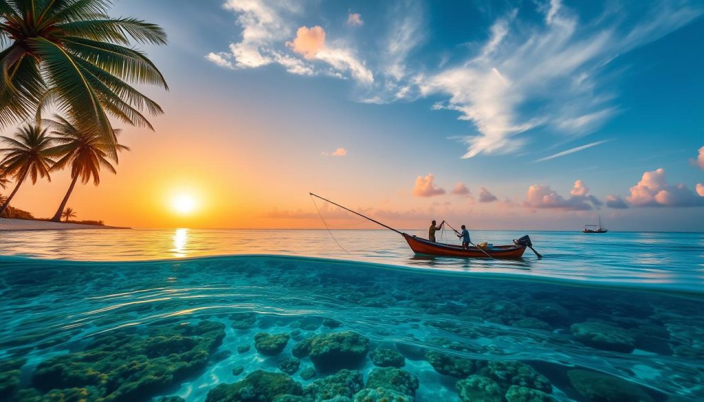 Fishing in Ari Atoll